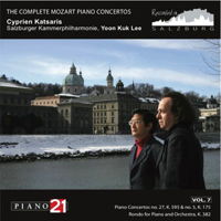 Cyprien Katsaris - The Complete Mozart Piano Concertos Volume 7. © 2010 Piano 21