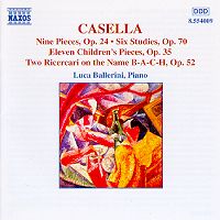 Casella Piano Music. Copyright (c) 1998 HNH International Ltd.