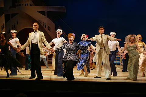 A scene from Cole Porter's 'Anything Goes' at Grange Park Opera. Photo © Clive Barda