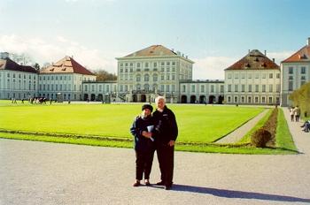 Emi and Ted Norrish at Schloss Nymphenburg, Munich. Photo: Ted Norrish