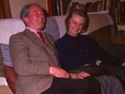 John and Margaret Russell at home, 1977