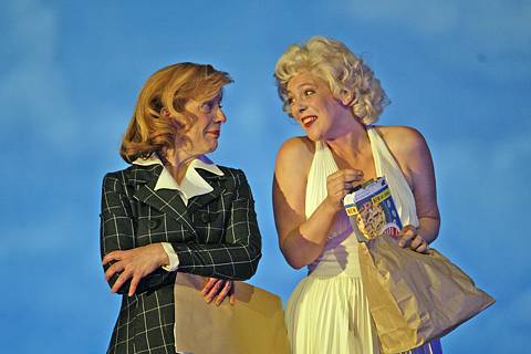 From left to right, Ruth (Mary King) and Eileen (Sophie Daneman). Photo © 2004 Alastair Muir