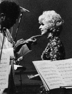 Berio conducting 'Folksongs'. Photo courtesy of Cristina Berio