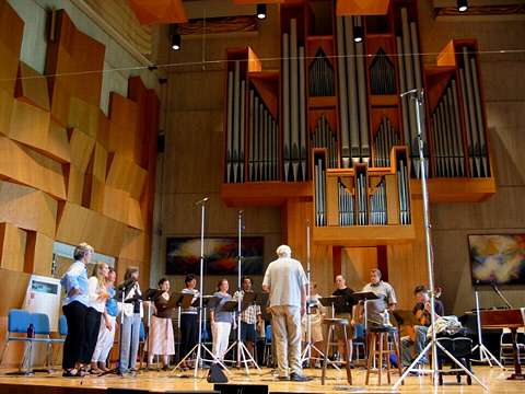 Robert de Cormier and Counterpoint at the recording session for this CD in September 2004