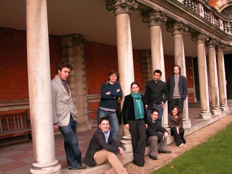 Voces8: from left to right, Robin, Barney, Dan, Rachel C, Paul, Tom, Rachel M and Dingle