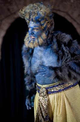 Michael Druiett as the evil spirit Eutifronte. Photo © 2006 Johan Persson