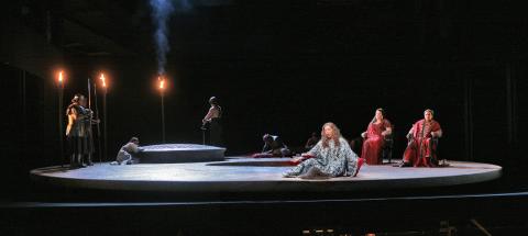 A full stage shot during the final scene of 'Salomé'. Photo © 2006 Ken Howard