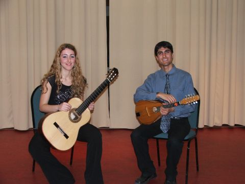 Francesca Ghilione and Alon Sariel during their London tour