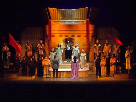 A scene from Teatro Lirico D'Europa's production of 'Turandot'