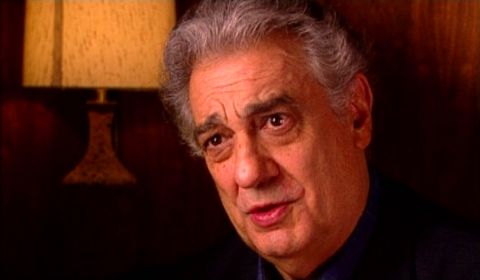 Placido Domingo, talking about the opera 'Democracy'. DVD screenshot © 2006 Night Flight Productions