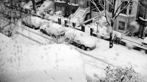 Snow in West London, 2 February 2009